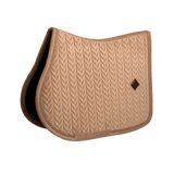Kentucky Horsewear Saddle Pad Velvet Mini Pearls Jumping - Beige - Kentucky Horsewear - Equiluxe Tack
