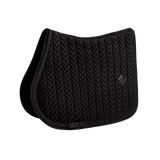 Kentucky Horsewear Saddle Pad Velvet Mini Pearls Jumping - Black - Kentucky Horsewear - Equiluxe Tack