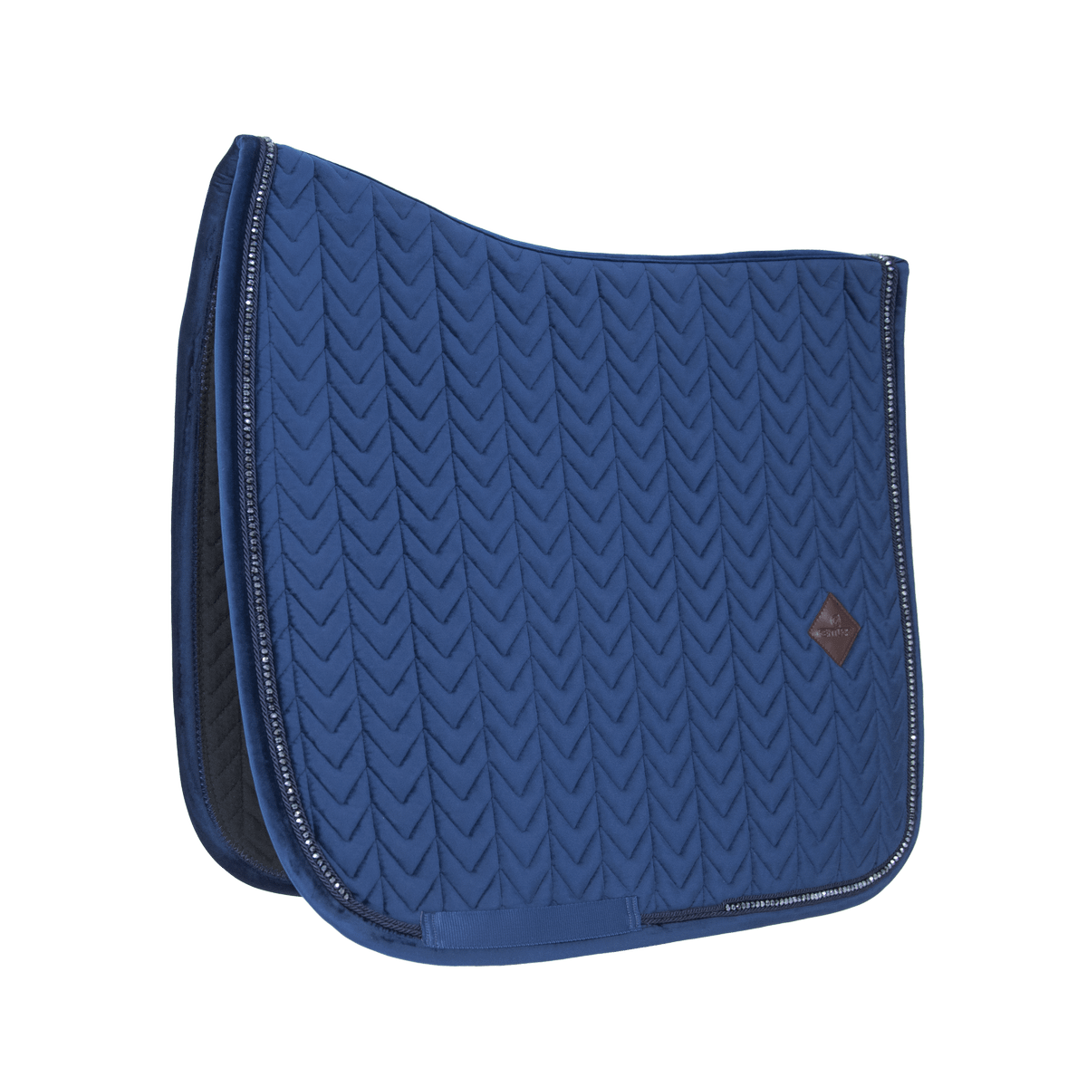 Kentucky Horsewear Saddle Pad Velvet Pearls Dressage - Kentucky Horsewear - Equiluxe Tack