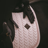 Kentucky Horsewear Saddle Pad Velvet Pearls Dressage - Kentucky Horsewear - Equiluxe Tack