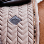 Kentucky Horsewear Saddle Pad Velvet Pearls Dressage - Kentucky Horsewear - Equiluxe Tack