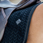 Kentucky Horsewear Saddle Pad Velvet Pearls Dressage - Kentucky Horsewear - Equiluxe Tack