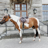 Kentucky Horsewear Saddle Pad Velvet Pearls Jumping - Beige - Kentucky Horsewear - Equiluxe Tack