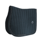 Kentucky Horsewear Saddle Pad Velvet Pearls Jumping - Black - Kentucky Horsewear - Equiluxe Tack