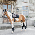 Kentucky Horsewear Saddle Pad Velvet Pearls Jumping - Black - Kentucky Horsewear - Equiluxe Tack