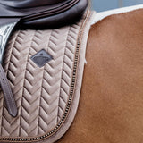 Kentucky Horsewear Saddle Pad Velvet Pearls Jumping - Kentucky Horsewear - Equiluxe Tack