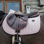Kentucky Horsewear Saddle Pad Velvet Pearls Jumping - Kentucky Horsewear - Equiluxe Tack
