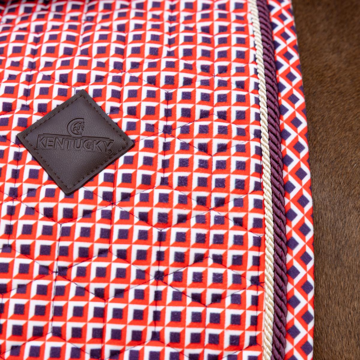 Kentucky Horsewear Saddle Pad Velvet Printing Jumping - Kentucky Horsewear - Equiluxe Tack