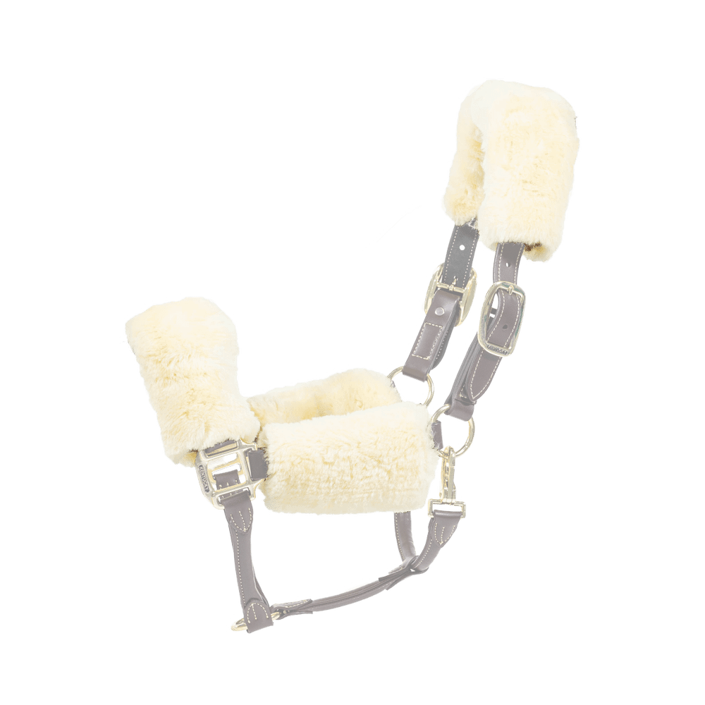 Kentucky Horsewear Sheepskin Halter Set 4 Pieces - Equiluxe Tack