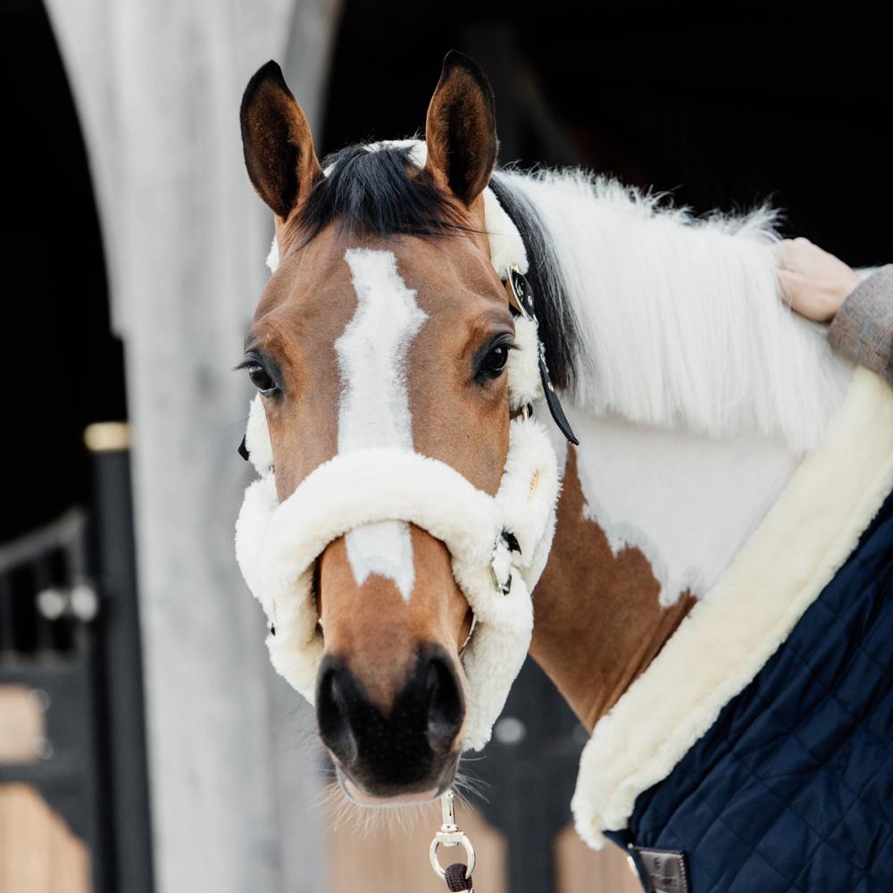 Kentucky Horsewear Sheepskin Shipping Halter Neck Piece - Equiluxe Tack