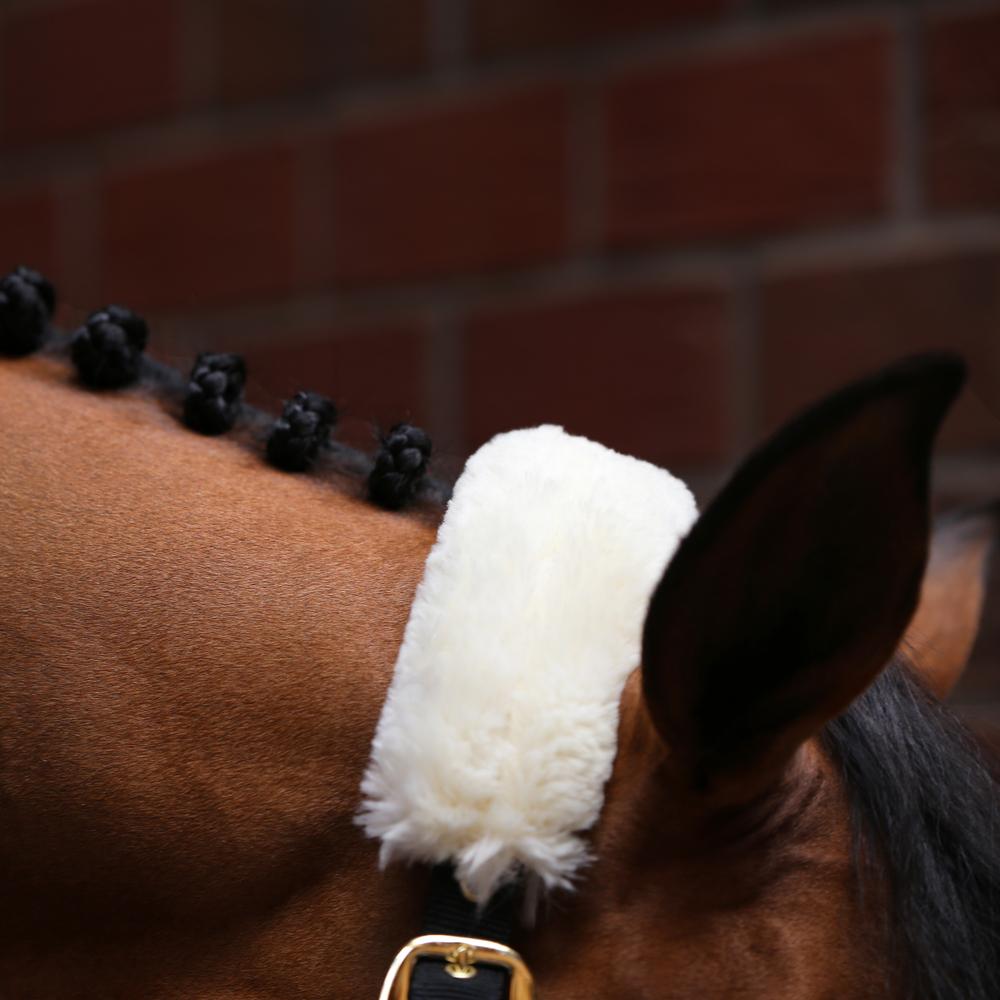 Kentucky Horsewear Sheepskin Shipping Halter Neck Piece - Equiluxe Tack