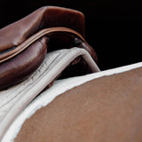 Kentucky Horsewear Skin Friendly Saddle Pad Velvet Jumping - Beige - Kentucky Horsewear - Equiluxe Tack