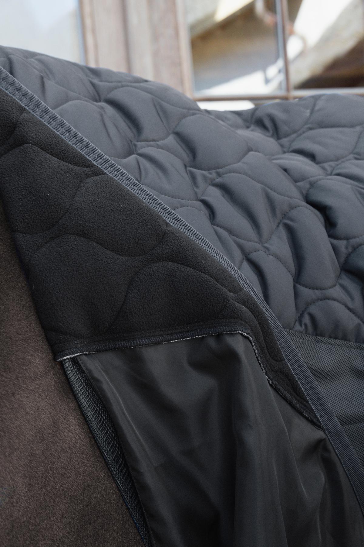 Kentucky Horsewear Transport Combo Cooler Fleece - Black - Kentucky Horsewear - Equiluxe Tack