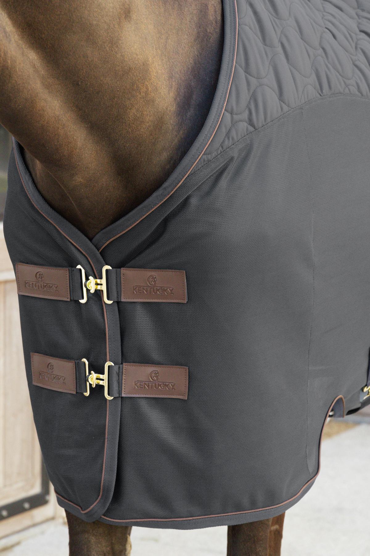 Kentucky Horsewear Transport Combo Cooler Fleece - Black - Kentucky Horsewear - Equiluxe Tack