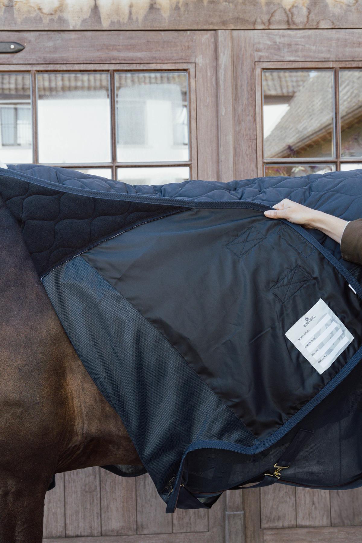 Kentucky Horsewear Transport Combo Cooler Fleece - Navy - Kentucky Horsewear - Equiluxe Tack