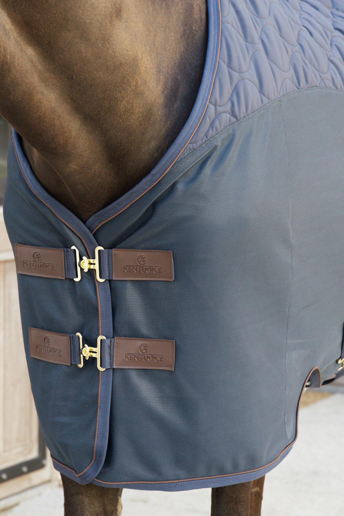 Kentucky Horsewear Transport Combo Cooler Fleece - Navy - Kentucky Horsewear - Equiluxe Tack