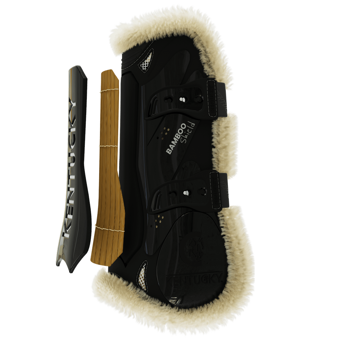 Kentucky Horsewear Vegan Sheepskin Tendon Boots Bamboo Elastic - Kentucky Horsewear - Equiluxe Tack