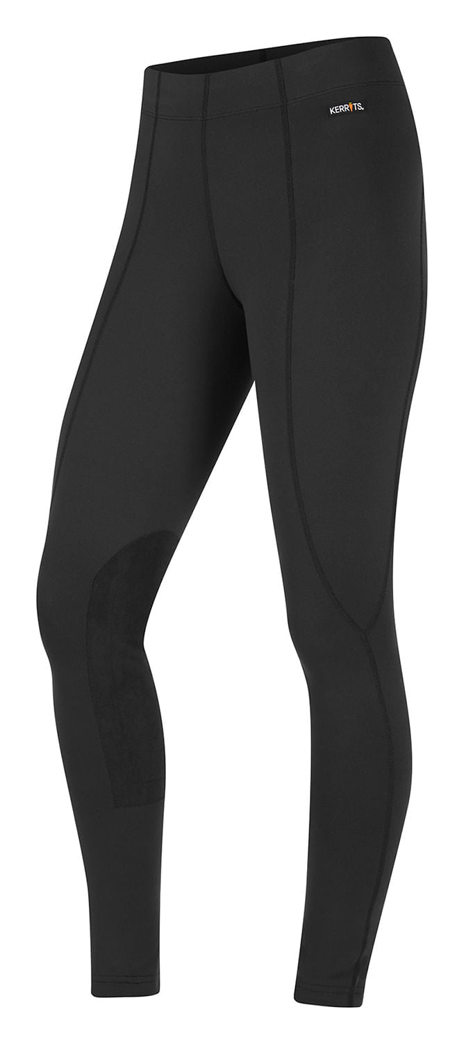Kerrits Women's Flow Rise Knee Patch Performance Riding Tights - Kerrits - Equiluxe Tack