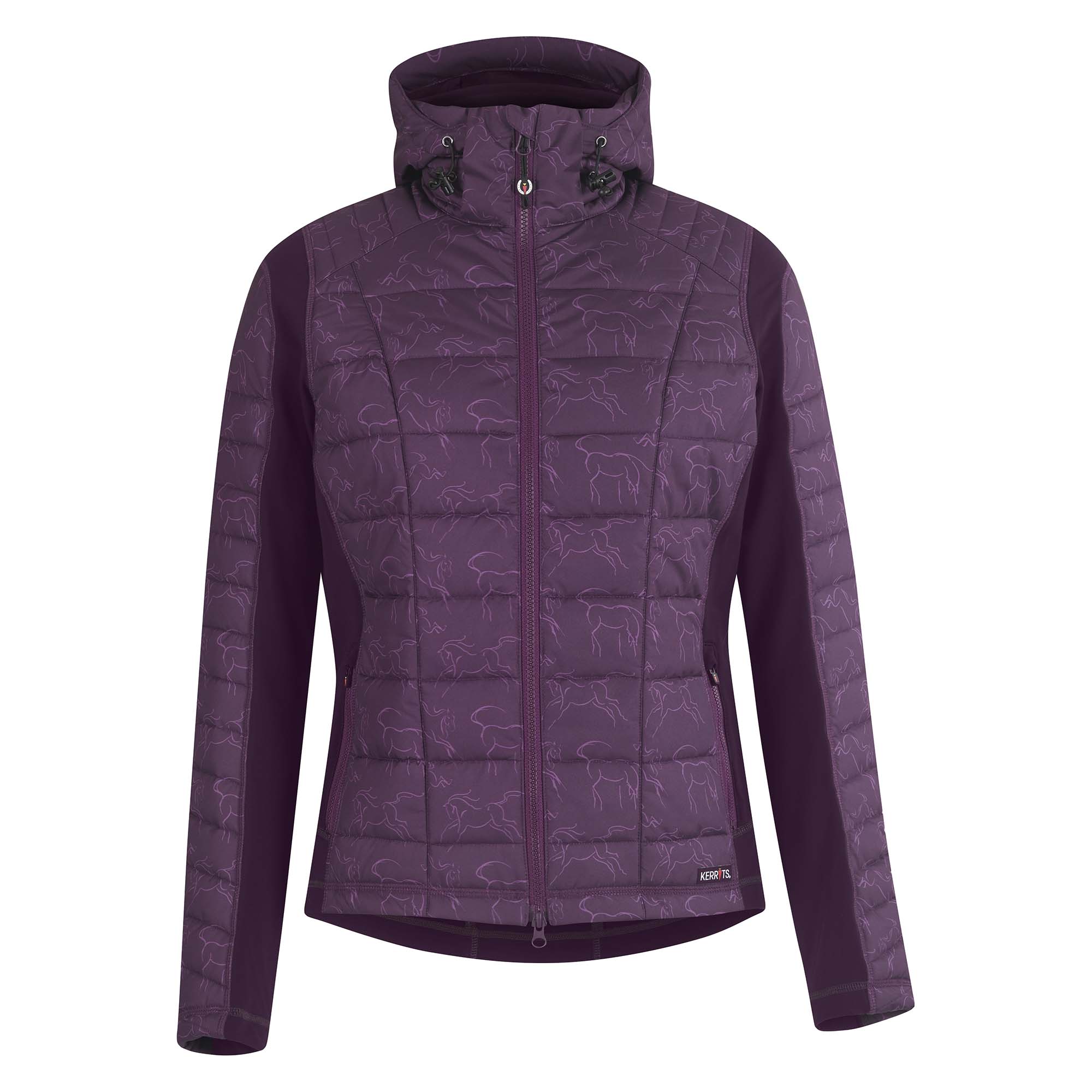 Kerrits Women's Heads Up Winter Whinnies Quilted Riding Jacket - Kerrits - Equiluxe Tack