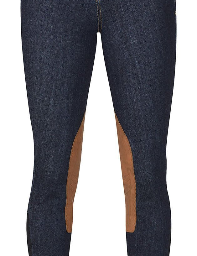 Kerrits Women's Stretch Denim Knee Patch Riding Breeches - Kerrits - Equiluxe Tack