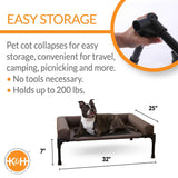 K&H Pet Products Original Bolster Pet Cot Elevated Pet Bed - K&H - Equiluxe Tack