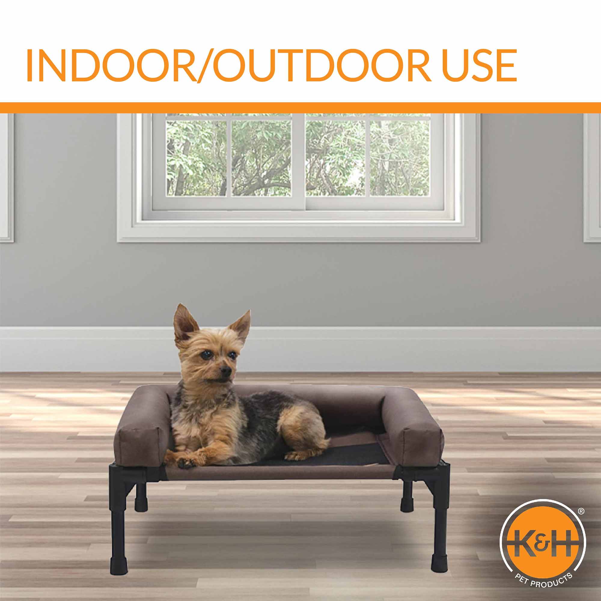 K&H Pet Products Original Bolster Pet Cot Elevated Pet Bed - K&H - Equiluxe Tack