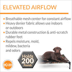 K&H Pet Products Original Pet Cot Elevated Dog Bed, Realtree Edge - K&H - Equiluxe Tack
