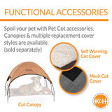 K&H Pet Products Original Pet Cot Elevated Dog Bed, Realtree Edge - K&H - Equiluxe Tack