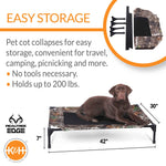 K&H Pet Products Original Pet Cot Elevated Dog Bed, Realtree Edge - K&H - Equiluxe Tack