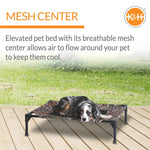 K&H Pet Products Original Pet Cot Elevated Dog Bed, Realtree Edge - K&H - Equiluxe Tack