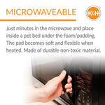 K&H Reusable Microwavable Pet Bed Warmer for Indoor & Outdoor Use with Dogs and Cats - K&H - Equiluxe Tack