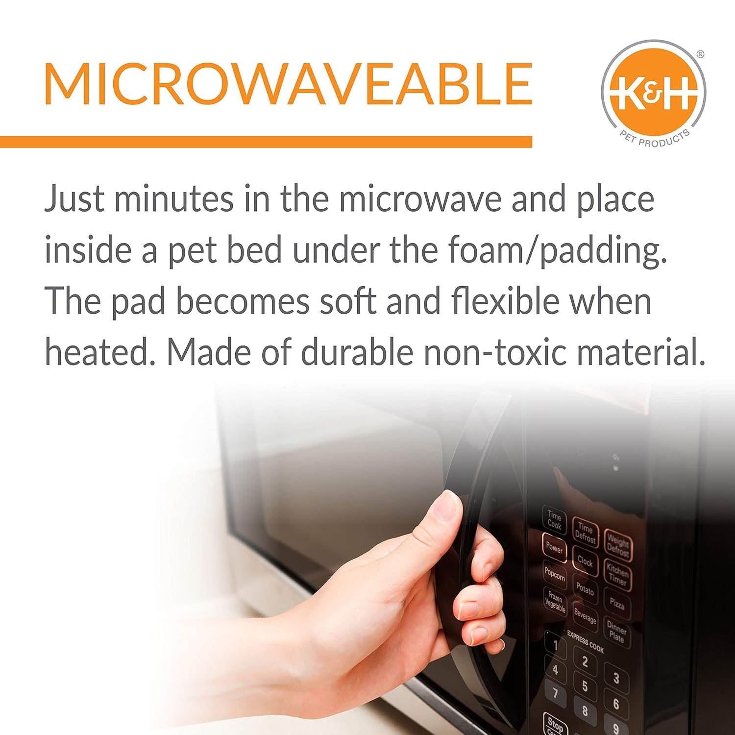 K&H Reusable Microwavable Pet Bed Warmer for Indoor & Outdoor Use with Dogs and Cats - K&H - Equiluxe Tack