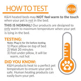 K&H Thermo - Pet Heated Mat for Small Dogs and Cats – Indoor Heated Bed Pad - K&H - Equiluxe Tack