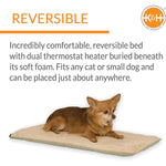 K&H Thermo - Pet Heated Mat for Small Dogs and Cats – Indoor Heated Bed Pad - K&H - Equiluxe Tack