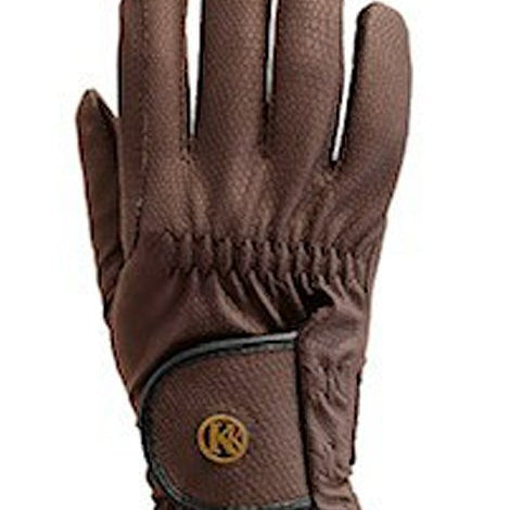 Kunkle Brown Bancroft Show Gloves - Kunkle Gloves - Equiluxe Tack