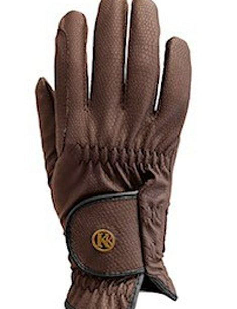 Kunkle Brown Bancroft Show Gloves - Kunkle Gloves - Equiluxe Tack