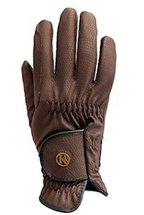 Kunkle Brown Bancroft Show Gloves - Kunkle Gloves - Equiluxe Tack