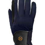 Kunkle Navy Blue Ash Mesh Gloves - Kunkle Gloves - Equiluxe Tack