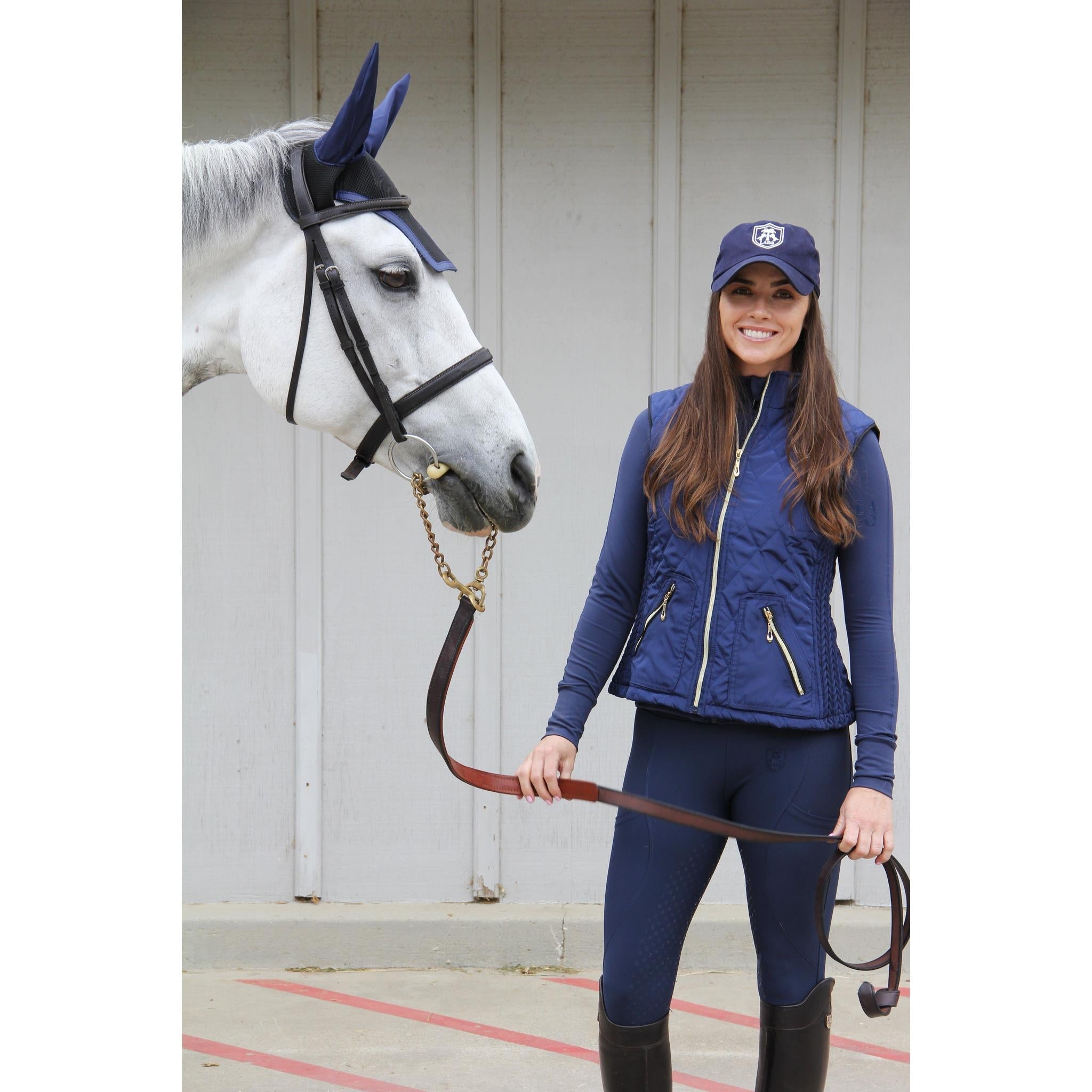 LA EQ The Del Mar Barn Vest with Faux Fur Lining - Majyk Equipe - Equiluxe Tack