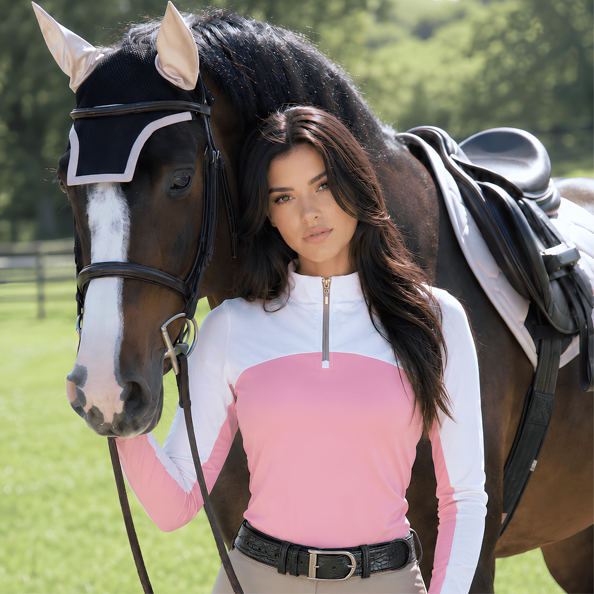 LA EQ The Sunset Performance Base Layer - Majyk Equipe - Equiluxe Tack