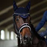 Equestrian Stockholm Ear Bonnet Modern Lagoon Blush