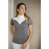Pénélope Las Honey Short-sleeved Show Polo Shirt - Anthracite