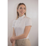 Pénélope Las Honey Short-sleeved Show Polo Shirt - White