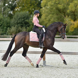 Equestrian Stockholm Dressage Saddle Pad Pink Pearl