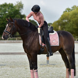 Equestrian Stockholm Dressage Saddle Pad Pink Pearl