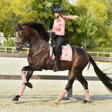 Equestrian Stockholm Dressage Saddle Pad Pink Pearl