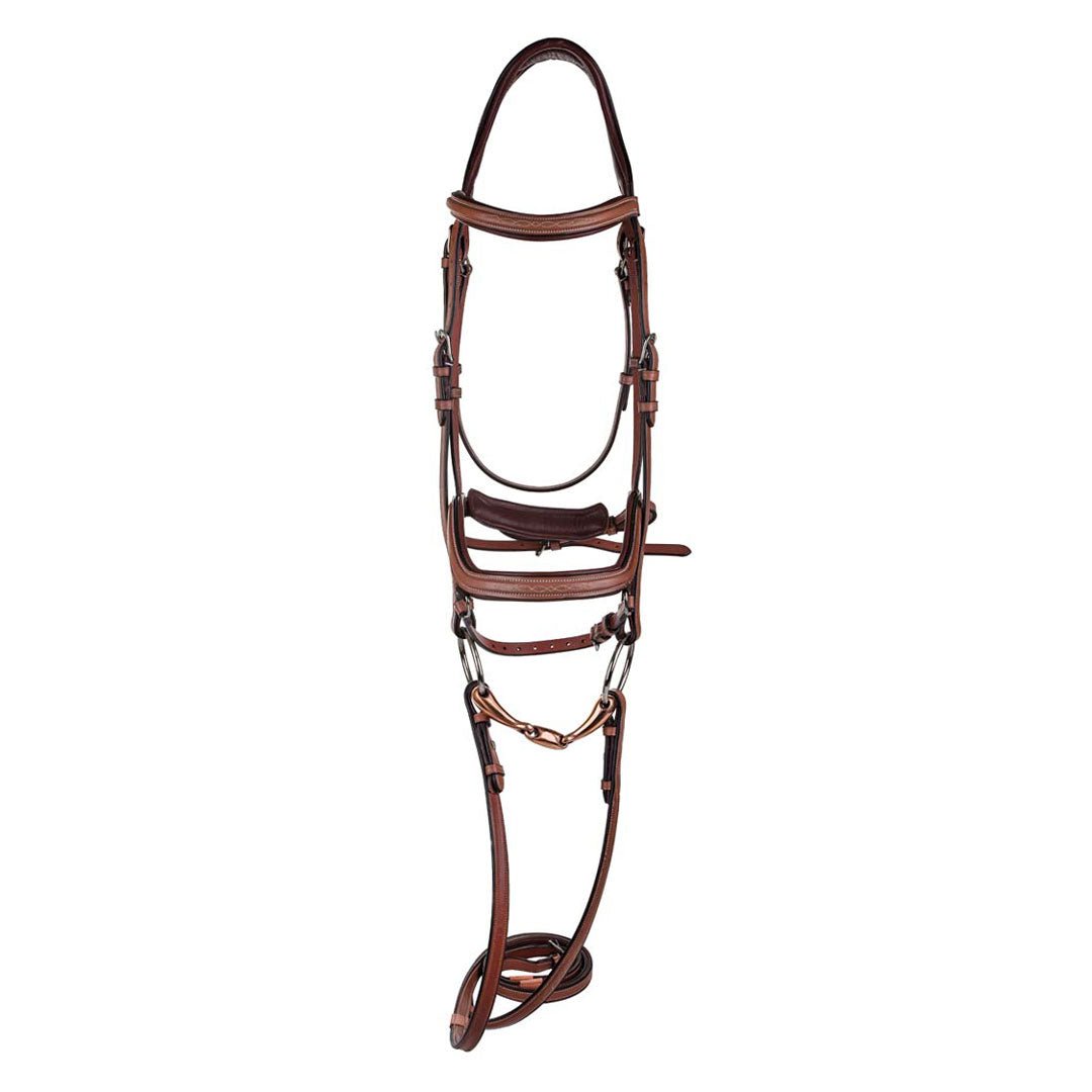 Laureate by Henri de Rivel Anatomical Bridle w/ Rubber Reins - Henri de Rivel - Equiluxe Tack