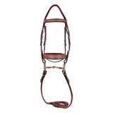 Laureate by Henri de Rivel Fancy Stitched Bridle w/ Wide Caveson and Laced Reins - Henri de Rivel - Equiluxe Tack