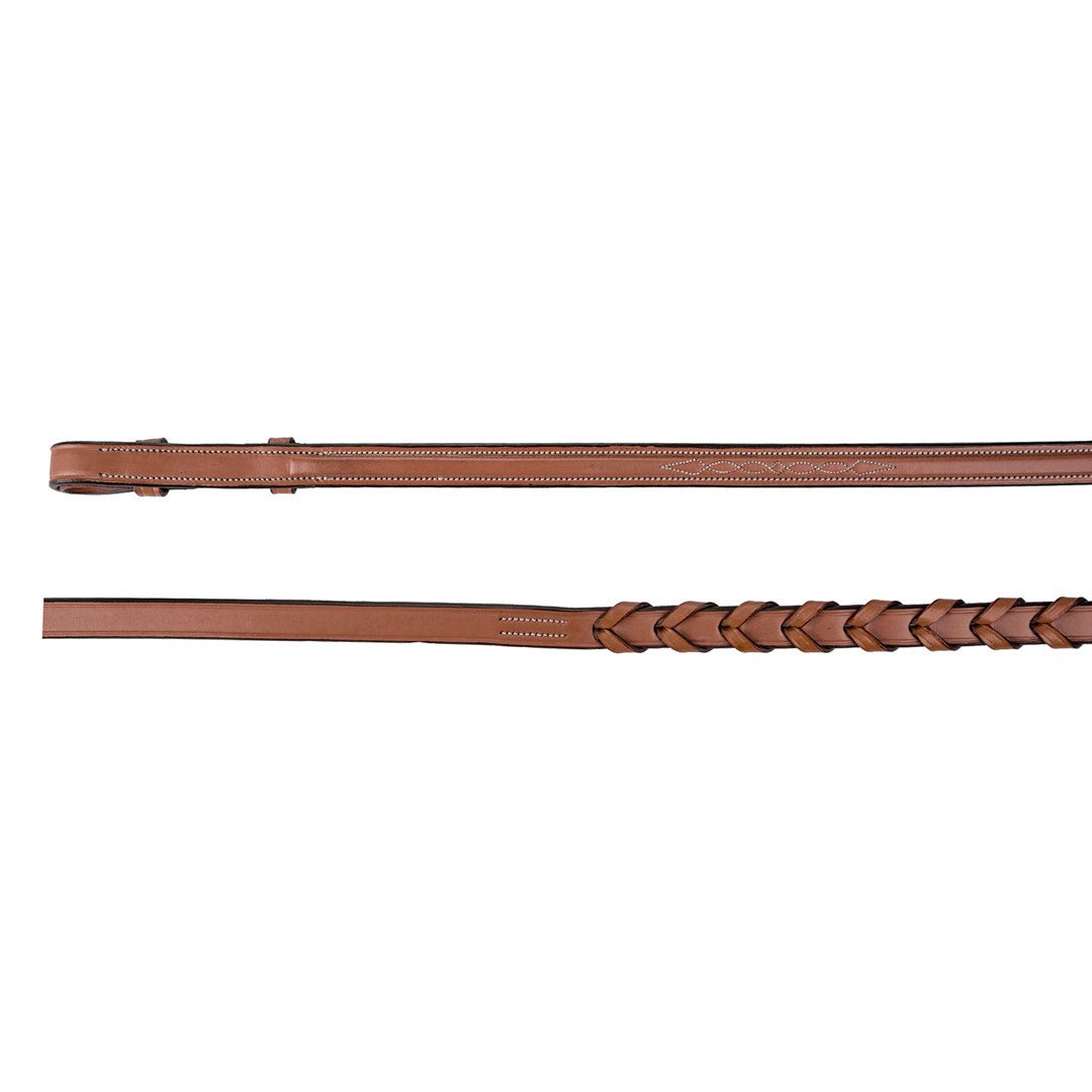 Laureate by Henri de Rivel Fancy Stitched Raised Laced Reins - Henri de Rivel - Equiluxe Tack