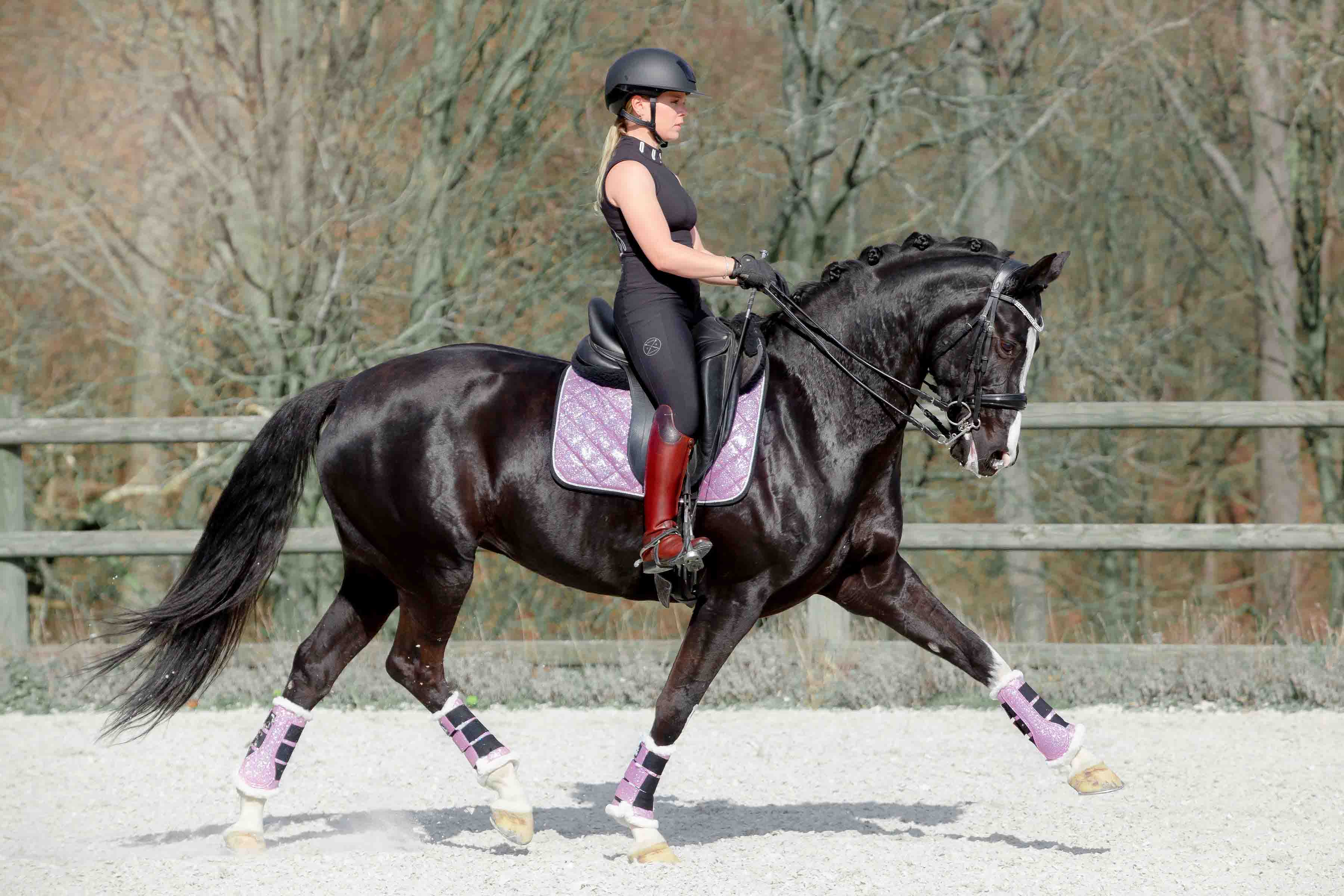 Lavender Saddle Pad - Equestroom - Equiluxe Tack